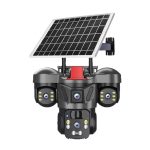 v380 pro sirenli solar 3 lensli kamera